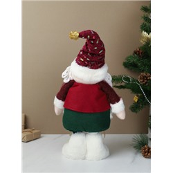 Новогоднее украшение Дед мороз на телескопических ножках 37/80 см / SH056-1 /уп 72/