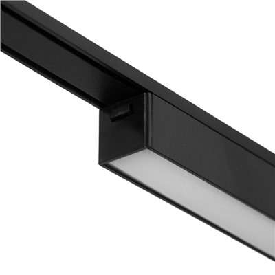 Светильник трековый ULTRA «Линия», светодиодный, 10 Вт, 48 В, 3000K-5700К, CRI90, 31.5×2.6×2.4 см, чёрный