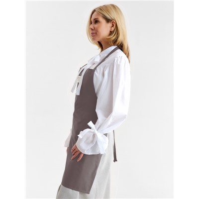 Фартук «Этель» Kitchen, 60×70 см, серый, 100% хлопок, саржа 220 г/м²