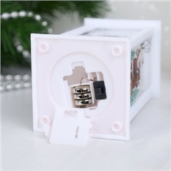 Фонарь светодиодный 14 см / JSLAN12white /уп 12/240/новогодний/белый