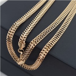 Цепочка на шею ювелирная бижутерия Итальянское золото (покрытие желтое 14к), арт.213.990