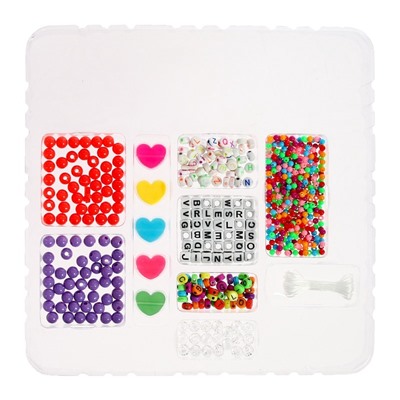 Уценка Набор для творчества «Создай своё украшение», 600 бусин и шармов