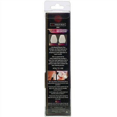 J.Cat Beauty, Silicone Face Exfoliator & Mask Applicator, 1 Tool