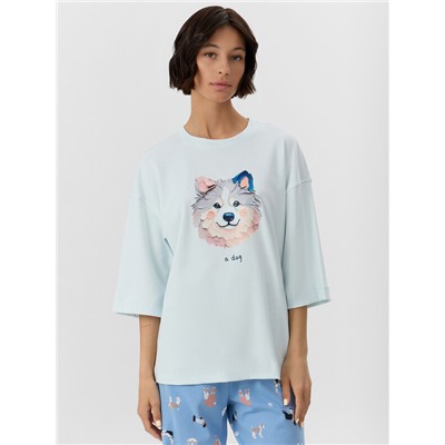 КОМПЛЕКТ ЖЕНСКИЙ (ФУТБОЛКА, БРЮКИ) 592528