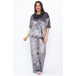 Брюки Таинственное очарование (серо-бежевые) Б14682-25М