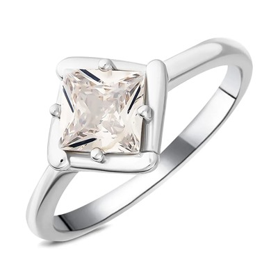 Кольцо, куб.циркон., BY-6047