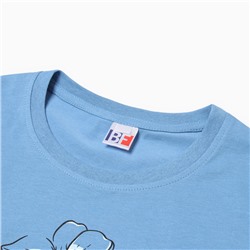 Футболка женская Be Friends, голубая, размер 44