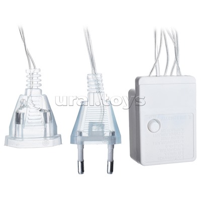 Электрогирлянда светодиодная Бахрома, 3*0,7м, 96 ламп, синий