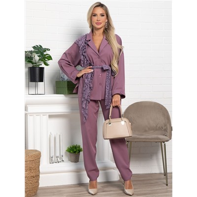 Костюм брючный Стилизация (нежно-розовый) К15332-4М