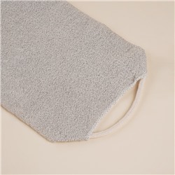 Мочалка - лента массажная SL Home «Ортика», хлопок, 48×21 см, бежевая