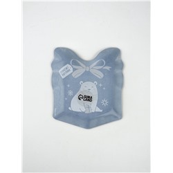 Тарелка плоская новогодняя «Счастливого Нового года», 15×17.3 см