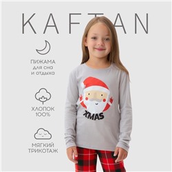 Пижама детская KAFTAN «Santa» размер 30 (98-104 см)