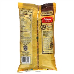 Snyder's, Мини претцели, без содержания жира, 255,2 г (9 oz)