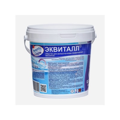 Коагулянт осветлитель воды «Эквиталл», порошок, ведро, 0.8 кг