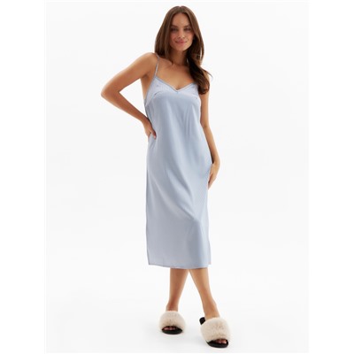 Сорочка ночная женская MINAKU: Home collection, голубая, размер 42