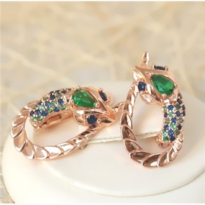 Серьги позолота H01-3970