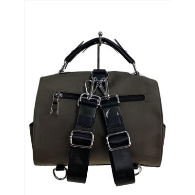 Женская сумка-рюкзак из текстиля, цвет хаки