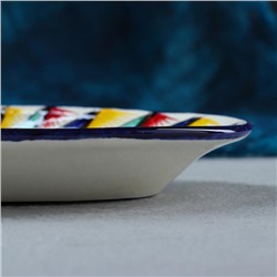 Селёдочница узбекская Риштанская Керамика, 24 см, разноцветная