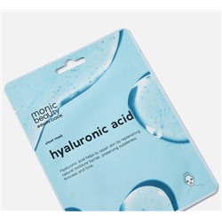 Маска для лица MONIC BEAUTY MB Skin Code Тканевая ГИАЛУРОНОВАЯ КИСЛОТА 25мл