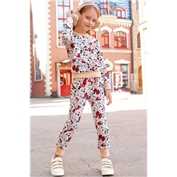 Брюки д/дев Juno AW21GJ514 TEDDY BEAR бежевый мишки