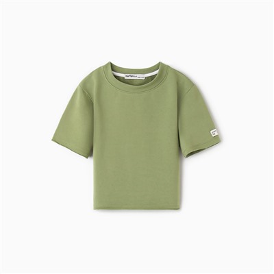 Футболка детская KAFTAN, размер 36 (134-140 см), хаки