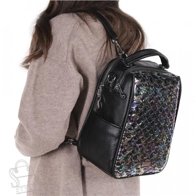 Рюкзак женский 69088-2 black Velina Fabbiano-Safenta/50