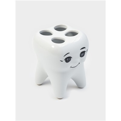 Стакан под зубную щетку, «Зуб», фарфор