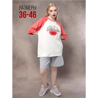 Футболка оверсайз для девочки ФБН0012 (В ассортименте)