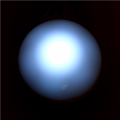 Световой маячок «Сфера», 3 режима свечения, пластик, металл, белый