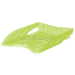 Лоток пластиковый для бумаг S-Wing, Neon, желтый