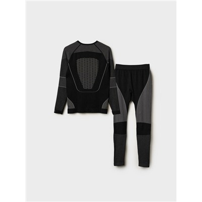 Термокомплект трикот. для женщин: фуфайка (футболка) с длин. рук, брюки