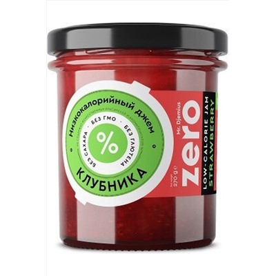 Джем Клубника низкокалорийный 270г ЭКОПРОДУКТЫ, 1184959