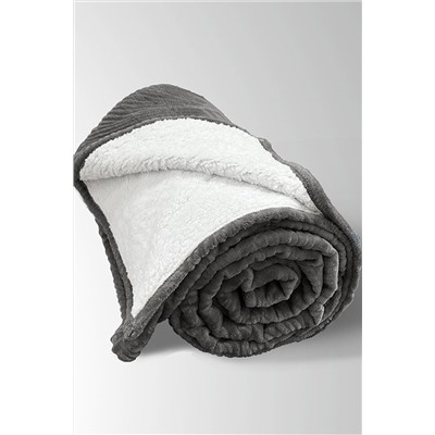 Плед Флайфи ФФ-099 темно-серый НАТАЛИ, 958247