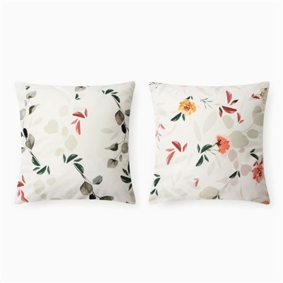 Чехол на подушку 2 шт. «Этель. Романтика», 40×40 см, велюр