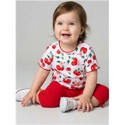 Брюки детские трикотажные для девочек (легинсы укороченные), 2 пары в комплекте