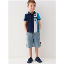 Шорты текстильные джинсовые для мальчиков