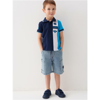 Шорты текстильные джинсовые для мальчиков