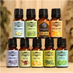 Набор эфирных масел «Лесные ноты» 9 шт. по 17 мл Добропаровъ
