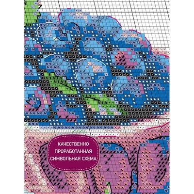 Набор для вышивания Риолис 2168 Голубика садовая, 20*20 см