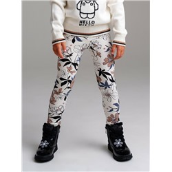 Брюки трикотажные для девочек (легинсы укороченные), 2 пары в комплекте