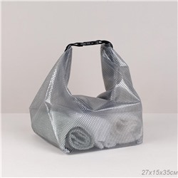 Косметичка органайзер водонепроницаемая 35x15x27 / XN-004GR /уп 100/серая