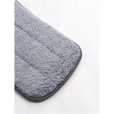 Насадка для швабры с распылителем Доляна, 40×13 см, микрофибра, серая