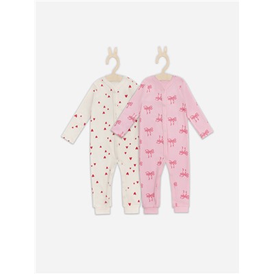 КОМБИНЕЗОН НАТЕЛЬНЫЙ ДЕТСКИЙ (2ШТ.) 14012-2