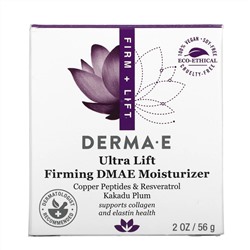 Derma E, увлажняющий крем для разглаживания морщин с ДМАЭ, 56 г (2 унции)