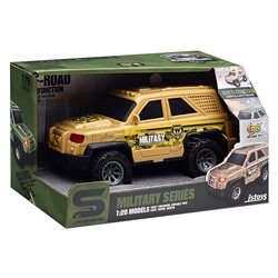 Машина "Военная служба" 1:20 (свет, звук) в коробке