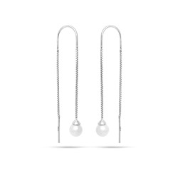Серьги, жемчуг swarovski, ТЦС-66