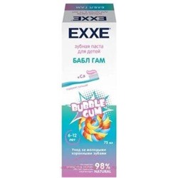 EXXE Паста Зубная детская Бабл Гам с кальцием 6+ 75 мл 9369