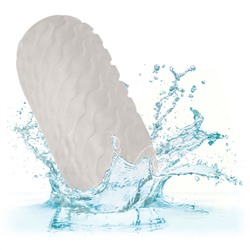 Двусторонний мастурбатор с серым стимулирующим шариком Reversible Squishy Ball Stroker