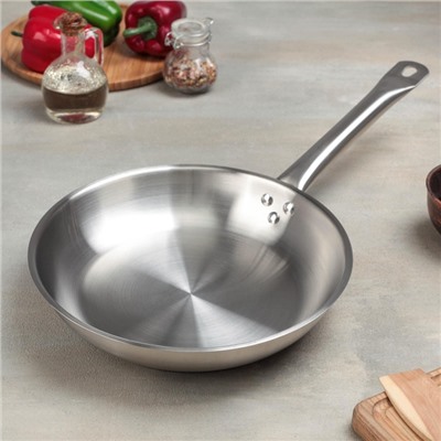 УЦЕНКА Сковорода d=260/50 тройное дно, ИНДУКЦИЯ