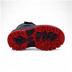 Ботинки на меху 1831-5-3 синие